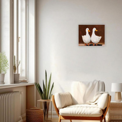 Art mural rétro sur toile non encadrée 12 po x 16 po