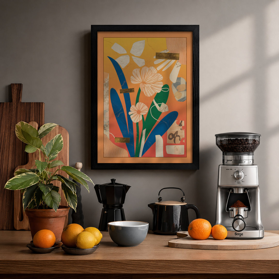 Collage Botanical - Framed Print