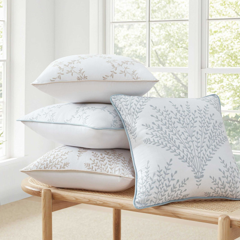 Coussin en coton Martha Stewart, Beige / floral 1