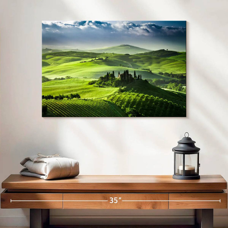 Vallée d'Alvord San Quirico D'Orcia, H 16 po x l 24 po