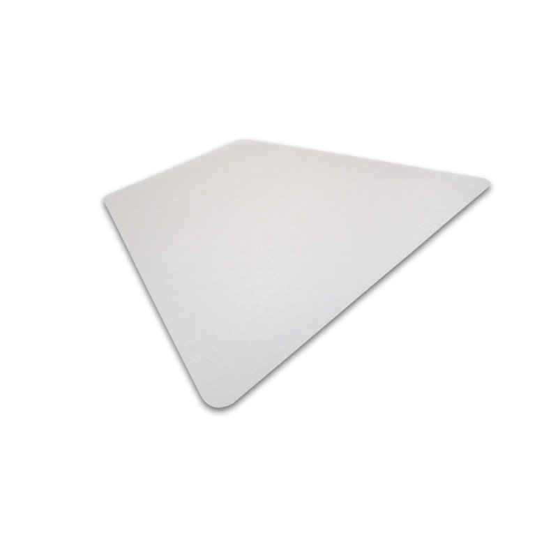 Ultimat® Polycarbonate Corner Workstation Chair Mat for Hard Floor - 48" x 60"