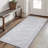 Denyah Washable Area Rug for Living Room  Non Slip Gray Rugs Gray-13900880