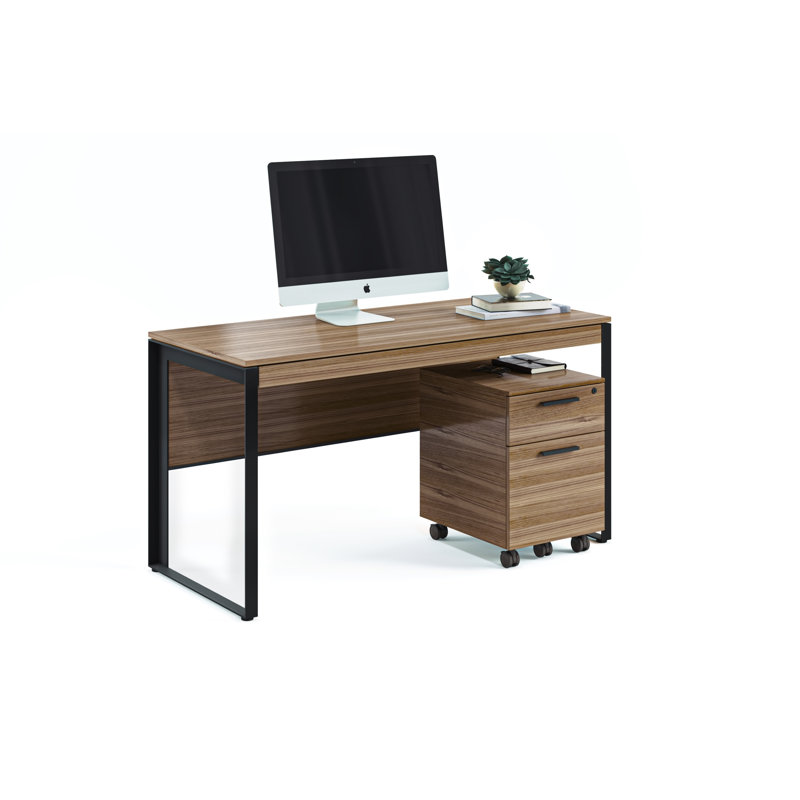 Linea™ Writing Desk, Natural Walnut
