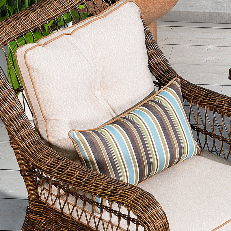 Chaise berçante en aluminium PE Cane