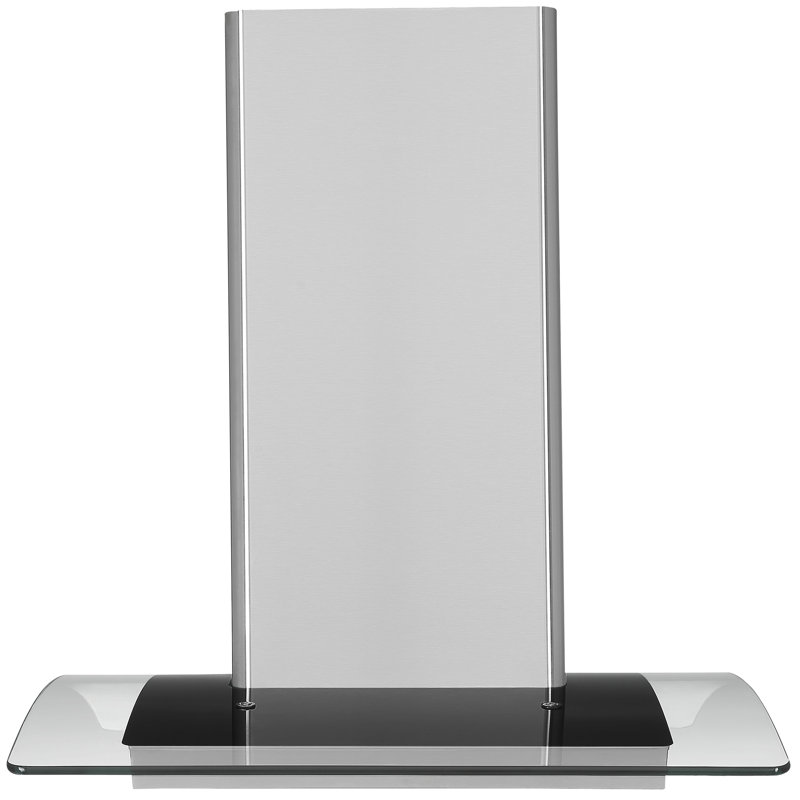 Ancona 30" 450 CFM Convertible Island Glass Canopy Range Hood in Stainless Steel