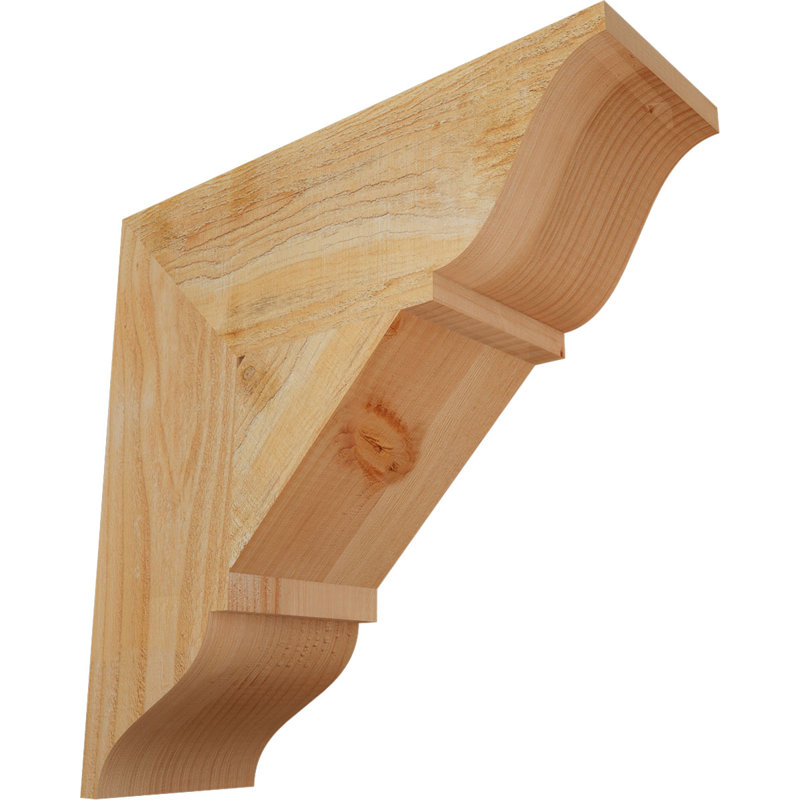Support traditionnel, H 18 po x l 6 po x P 18 po, Douglas (sciage brut)