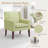 Mid-Century Accent Chairs Featuring Removable Cushions-1569348499