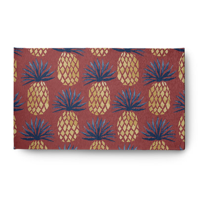 Floumoy Chenille Floral Indoor Rug