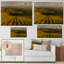 Vineyard Sunset Landscape - Décoration murale traditionnelle sur toile-1955656248-1955656251