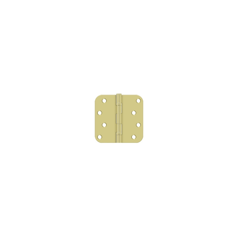 64'' x 64'' Steel Surface Mount Hinge, Polished Brass
