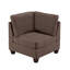 Café noir modulaire - 4 pièces, siège en tissu d'aspect lin, structure en bois 4 pièces de couleur, tissu, support-1070622567