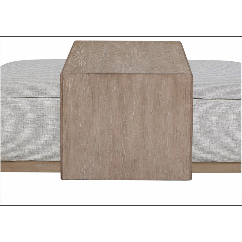 Repose-pieds et table-plateau, Crème, crème