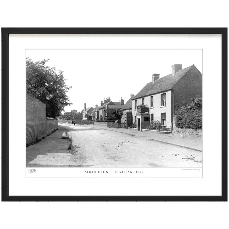Albrighton, The Village 1899 by Francis Frith - Single Picture Frame Print, 45cm H x 60cm W x 2.3cm D