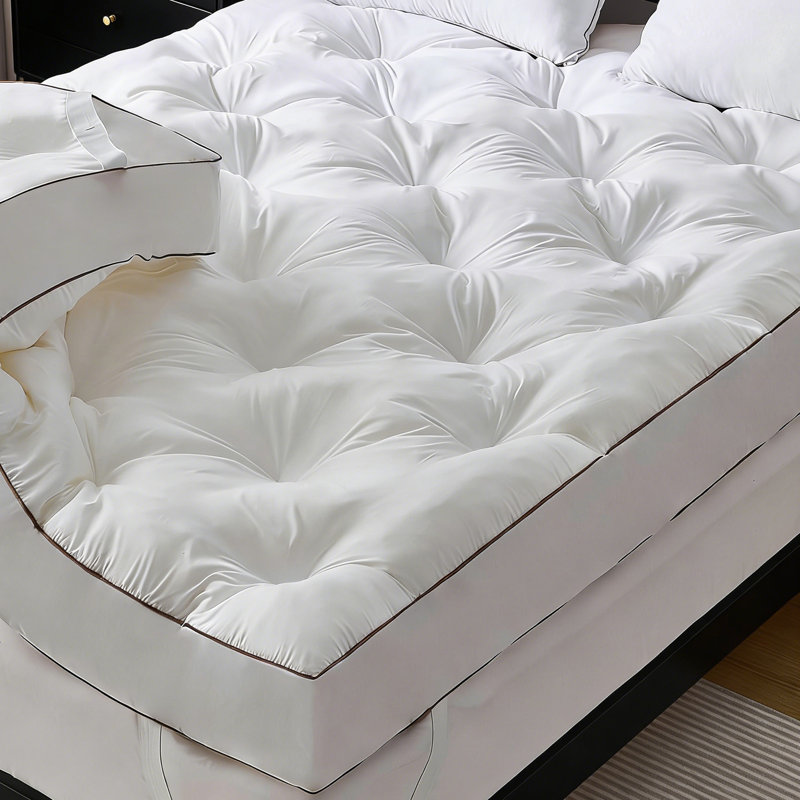 4 Inch Memory Foam Mattress Topper，Extra Soft And Breathable Pillow Top Mattress Topper, Queen