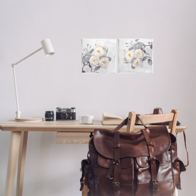 Ensemble de 2 plaques murales Country Blossoms, par Emily Ford