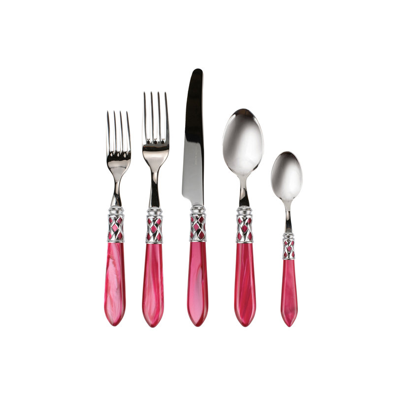 Aladdin 5 - Piece Stainless Steel Flatware Set - Service for 1