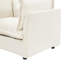 Repose-pieds confortable confortable en chenille pour salon et chambre à coucher de style moderne