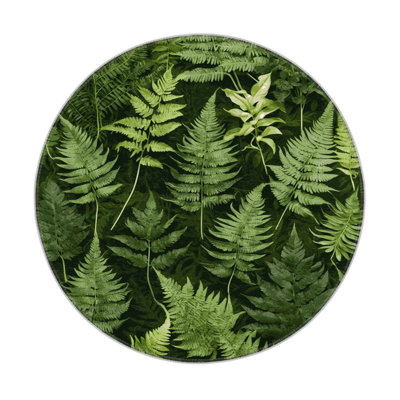 Tapis d'intérieur et d'extérieur vert Nature
