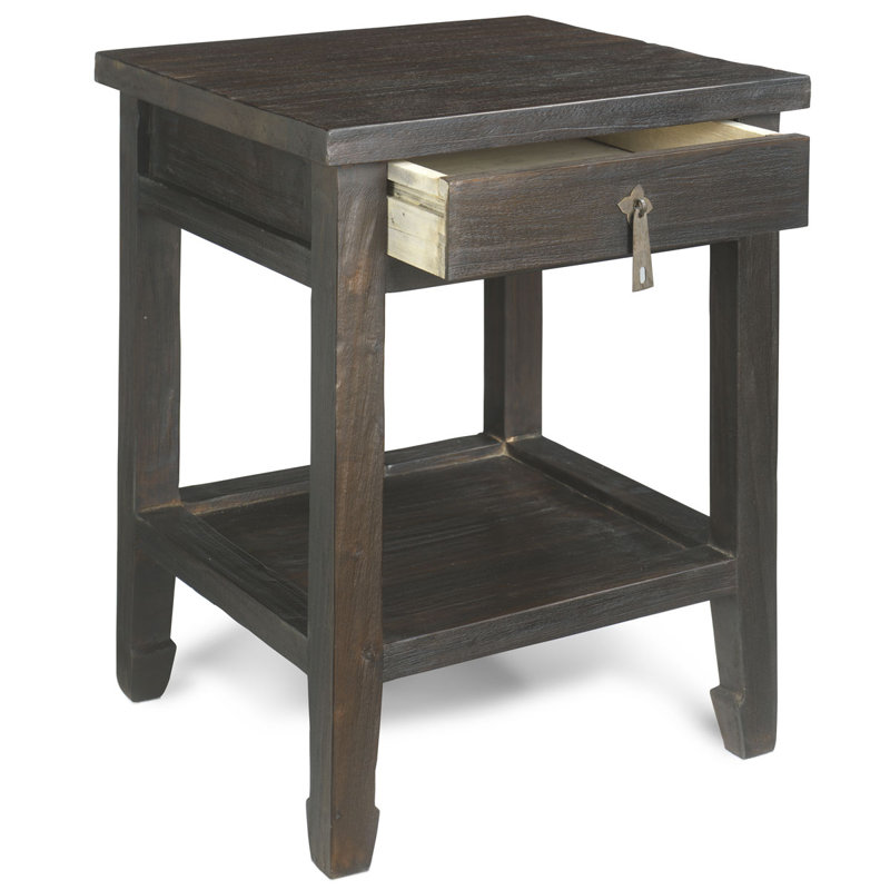 Ines  Solid Wood End Table