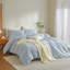 Ensemble de housse de couette à rayures 100% coton délavé 3 pièces-121598529-121598535