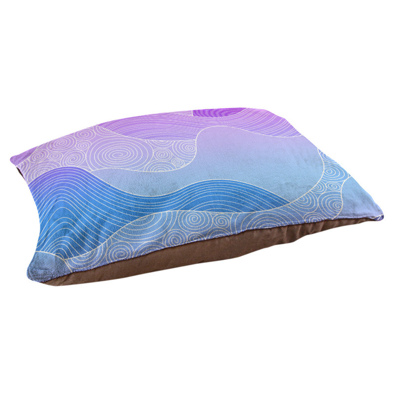 Coussin pour chien Byrge, Mauve / Rose, Grand (l 42,5 po x P 32,5 po x H 14 po)