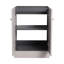 Meuble-lavabo autoportant de 61 cm (24 po) - Armoire moderne en contreplaqué kaki avec fermeture amortie