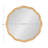 Scalloped Round Rattan Bathroom Mirror-79730411
