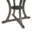 Ensemble de table de salle à manger 5 pièces avec pieds de forme spéciale, chaise à dossier creux pour plus d'élégance et de confort dans la salle à manger-447257540