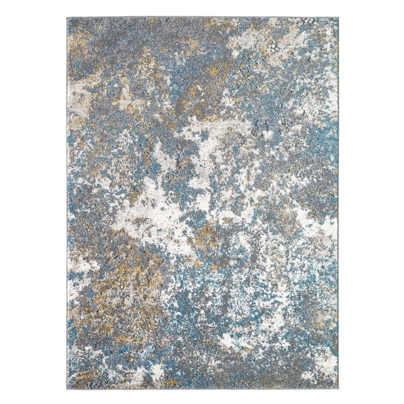Reitz Abstract Indoor Rug, Rectangle 2'2" x 7'4"