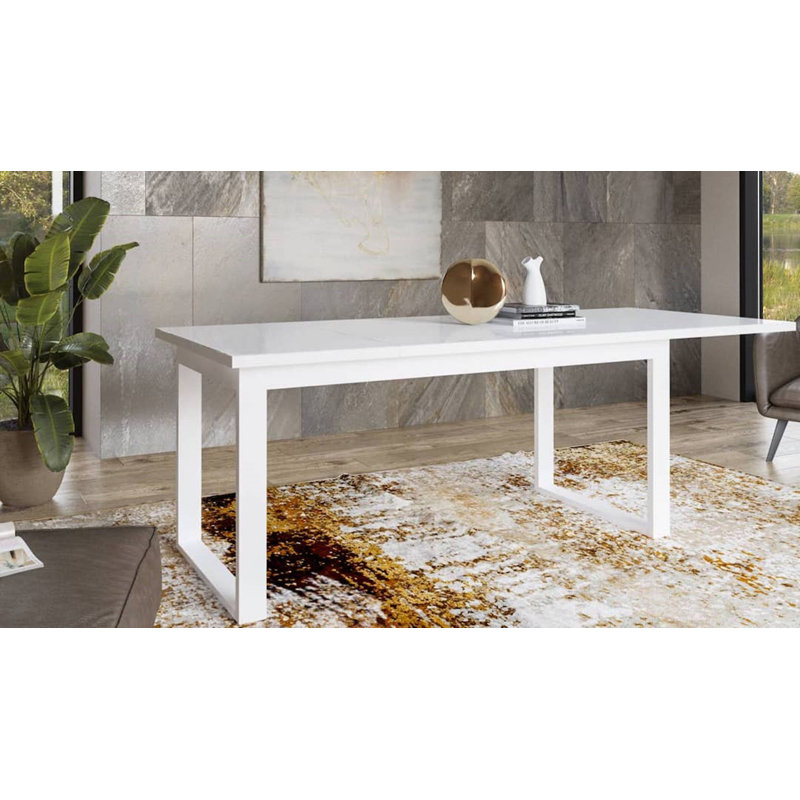 Jefson Dining Table, White
