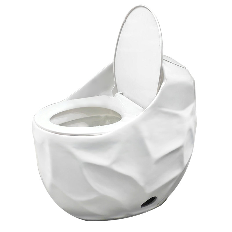 Toilette 1 pièce à chasse d'eau 1,28 GPF en blanc brillant