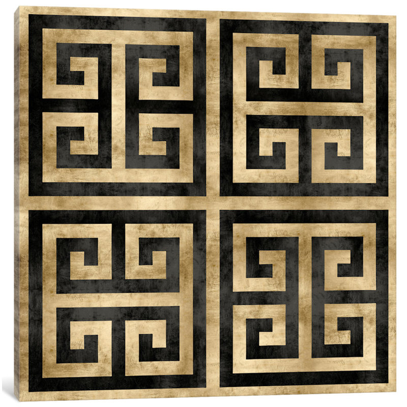 «Greek Classic II», impression sur toile, H 26 po x l 26 po x P 1,5 po, Toile tendue, Pas de tapis