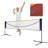 Portable Badminton Training Net Set with Carry Bag