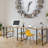 Metal Frame Double 2 People Study Desk-1338165096