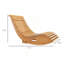 Chaise berçante en bois, chaise berçante d'extérieur