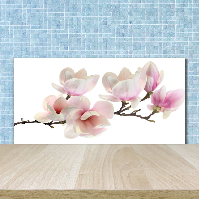Lizzeth 50cm W x 100cm L Glass Peel and Stick Panel