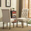 2 chaises de salle à manger en bois massif brun clair, chaise de style chic, 2 pièces - sièges confortables et élégants-1119007447