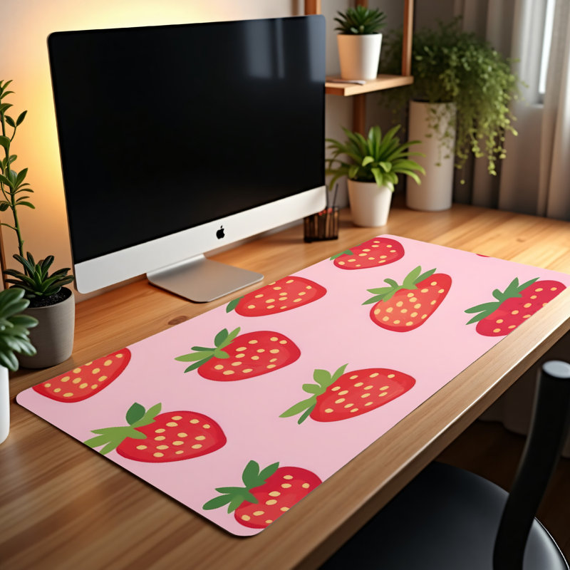 Polyester Desk Pad, 14.4x12.1