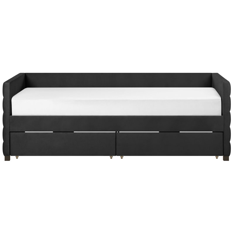 Aaraya Upholstered Daybed, Black