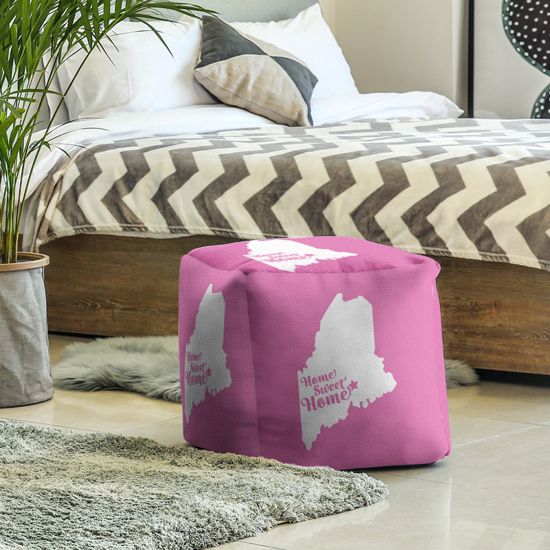 Repose-pieds à cubes bangor the home, Rose
