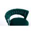Ensemble de 2 tabourets de bar, avec repose-pieds chromé et base pivotante en velours à hauteur réglable et tabouret de bar simple chromé-20056924