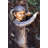 Young Girl Playing on A Climbing Wall Bronze Statue Life Size 44" x 26" x 57"H