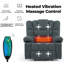 Canapé de massage chauffant à vibration - Design ergonomique, parfait pour les loisirs à la maison