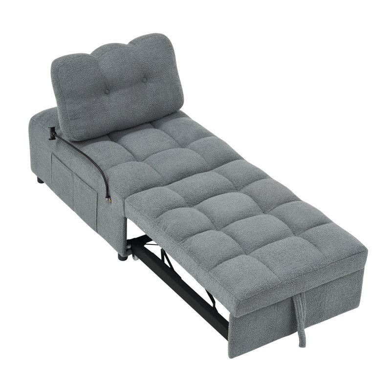 Sleeper Sofa Convertible Sofa Bed Sofa Arm Sofa Bed Couch Sleep Sofa Comfy Sofa Modern Sofa, Gray