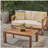 GENSER LOVESEAT & COFFEE TABLE
