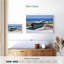 Mehar, bateau bleu sur la plage-107714143