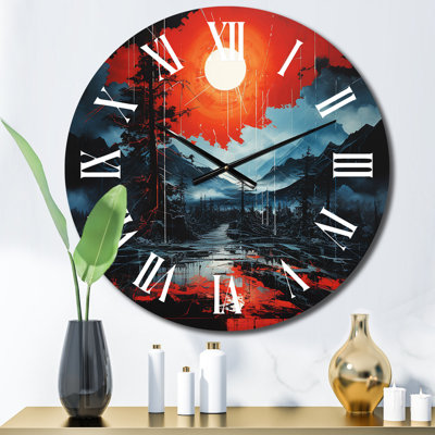 Kamorian - Landscapes Wall Clock