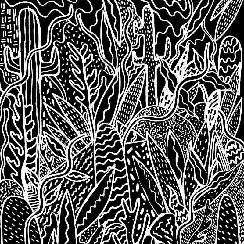 " The Garden " by Kris Tate, 12" H x 12" W