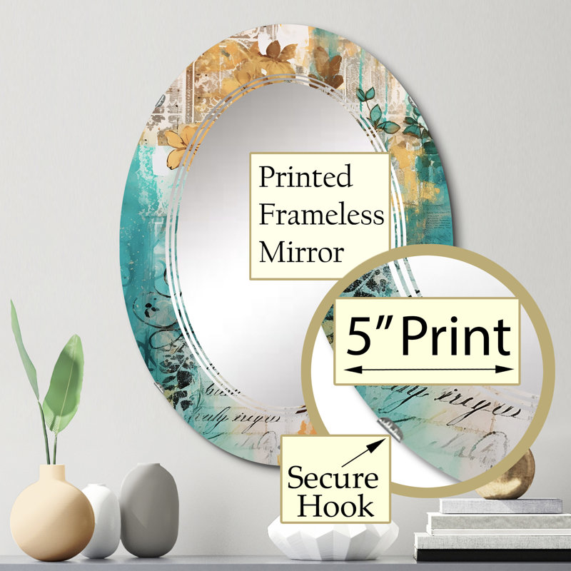 Miroir mural Ethel, 30 po x 20 po