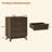 Donati Fluted Nightstand with Charging Station-1831701534